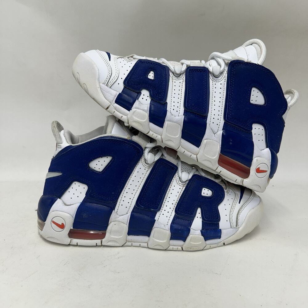Nike Air More Uptempo GS “Knicks/White Royal Blue Orange”